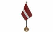 Bordflag Letland 10x15cm